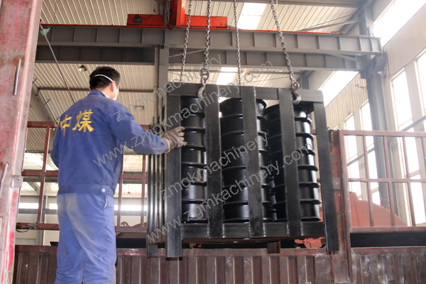 A Batch of Wheel Sets for Mine Car of China Coal Group Sent to Ecuador 