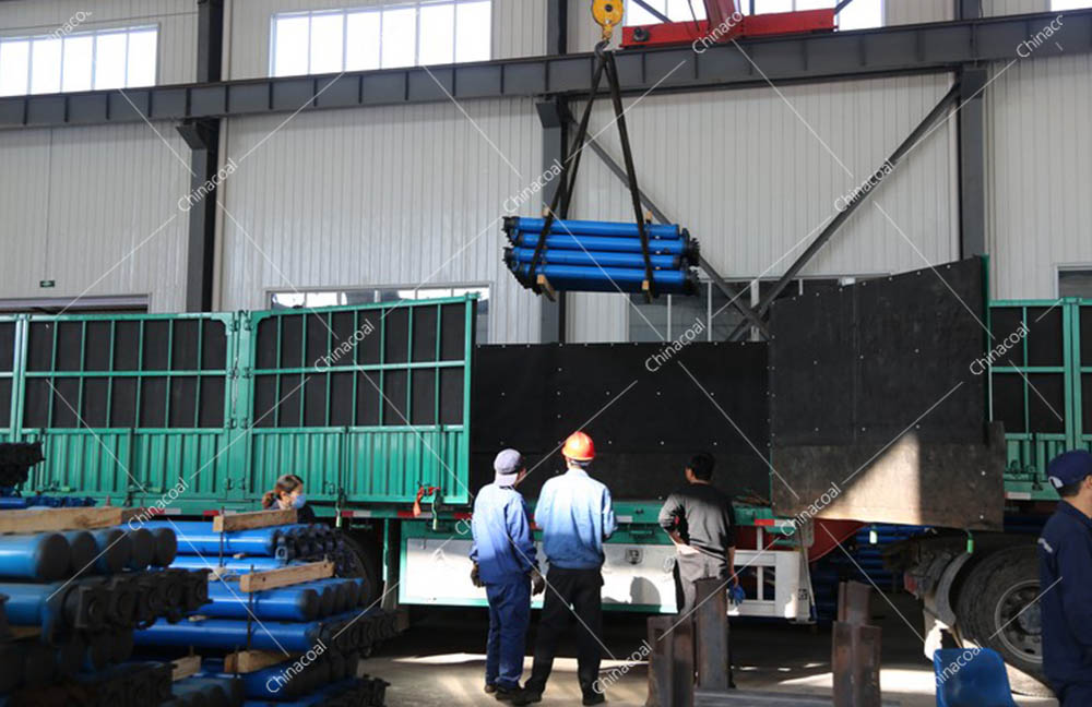 China Coal Group Sent A Batch Of Mining Single Hydraulic Props To Datong, Shanxi Province