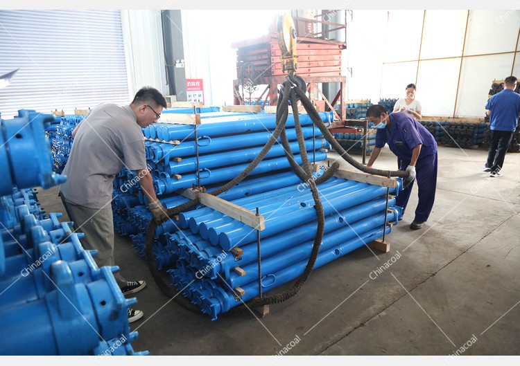 China Coal Group Sent A Batch Of Mining Single Hydraulic Props To Handan, Hebei